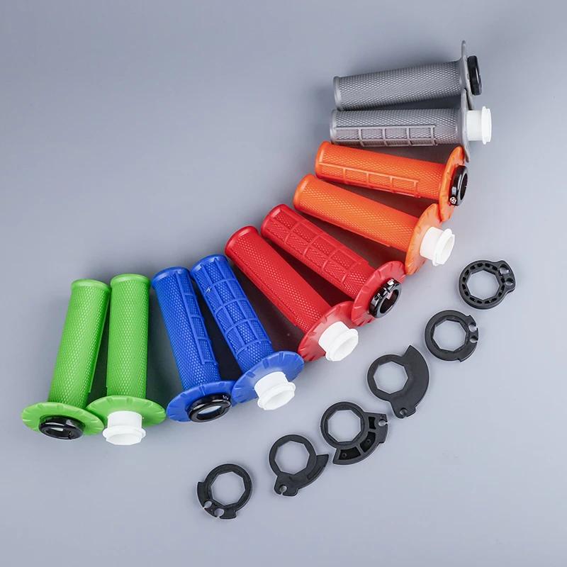 Motorcycle 7/8 22mm Hand Grip W/ The Snap-on Cam Lock-on Grips Dirt Bike Handlebar For KTM 125-500 SX SXF EXC EXCF X
